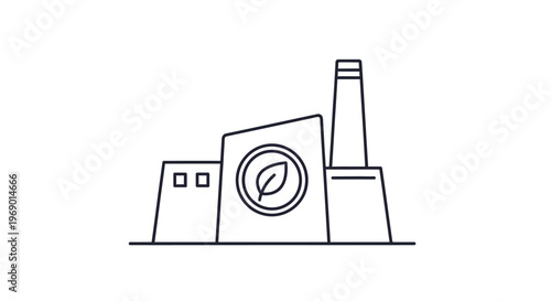 Industrial factory production line equipment.