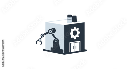 Industrial Robot Arm Machine Factory.