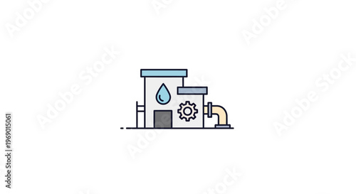 Industrial Water Treatment Facility System.