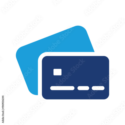 credit card sign colored icon vector design good for web or mobile app