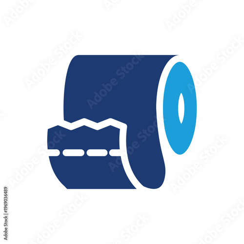 tissue toilet colored icon vector design good for web or mobile app