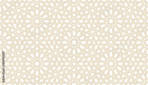 Seamless geometric pattern in authentic arabian style.