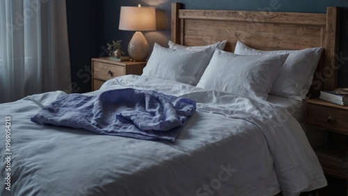 Serene Sleep Hygiene Scene in Soft Natural Morning Light