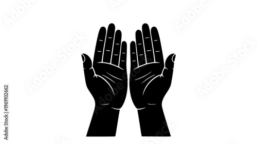 Worship Hands Silhouette Prayer Christian Faith Concept