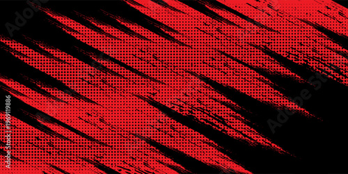 black red dragon decal brush fire volcano lava sakura Asia Japan anime style illustration sporty background banner, vector.