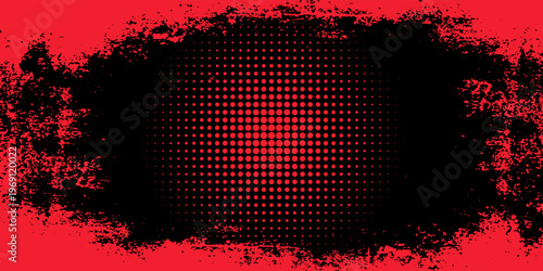 black red dragon decal brush fire volcano lava sakura Asia Japan anime style illustration sporty background banner, vector.