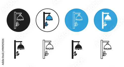 Set of musical notes and symbols representing different rhythmic values in sheet music