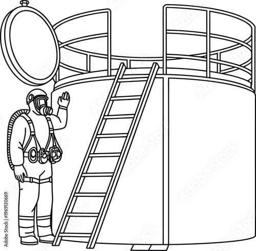 Stylized illustration of a pink orchid flower with green leaves in a minimalist flat design sty