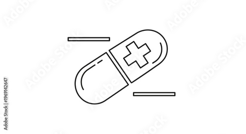 Speedy medication delivery concept, representing rapid health improvement and effective