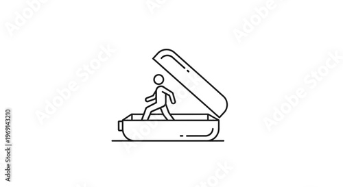 Emerging from confinement a symbolic representation of breaking free and new opportunities