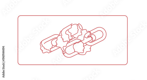 Visualizing interconnected human networks and strong social bonds through linked profiles