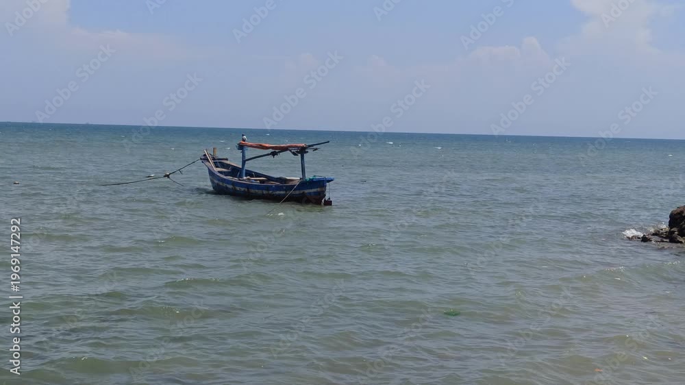 custom made wallpaper toronto digitalA serene scene of fishing boats resting at the dock while the tide rises, with calm water surrounding the vessels and reflecting a quiet coastal atmosphere filled with daily maritime life.