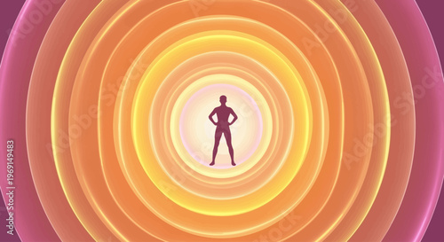 Mental Health Awareness Month Background Vector. Support, Healing & Inner Strength Illustration