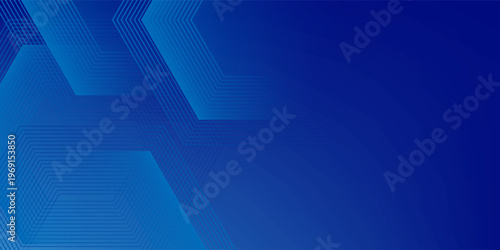 Abstract Hexagon Blue Tech Finance Fintech Background Abstract Pixel Pattern. Abstract Business Tech Simple Art Modern Abstract
