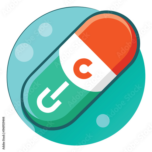 Calcium Supplement Tablets for Bone Health Pharmaceutical Concept Clean Medical Illustration