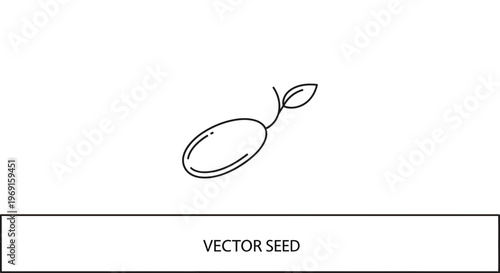 Sprouting Seed Icon: New Life, Growth, and Potential