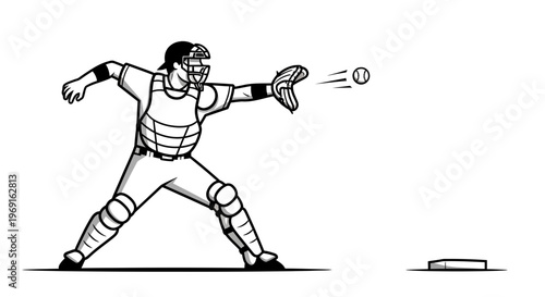 silhouette illustration of a man exercising with dumbbells in a sporty and active style