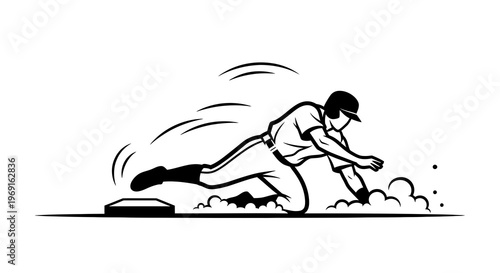 Vector illustration of a young woman silhouette holding a cocktail in a sporty and artistic style