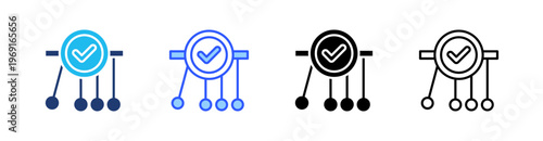 Trigger Multiple Style Icon Set Collection Pack Web Banner Vector 