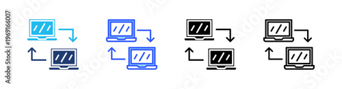 Failover Multiple Style Icon Set Collection Pack Web Banner Vector 