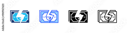 Collapse Multiple Style Icon Set Collection Pack Web Banner Vector 