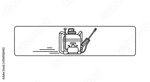 Efficient Backpack Sprayer Icon for Gardening and Agricultural Pest Control Solutions