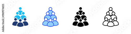 Public Multiple Style Icon Set Collection Pack Web Banner Vector 