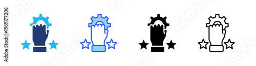 Boldness Multiple Style Icon Set Collection Pack Web Banner Vector 