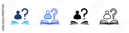 Curiosity Multiple Style Icon Set Collection Pack Web Banner Vector 