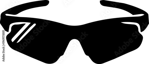 Sports Sunglasses Silhouette Icon