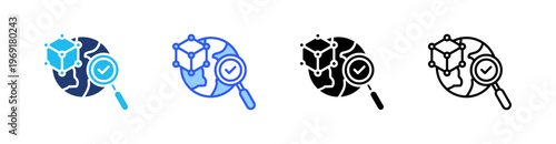 Anomaly Multiple Style Icon Set Collection Pack Web Banner Vector 