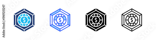 Defi Multiple Style Icon Set Collection Pack Web Banner Vector 