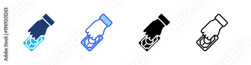 Anonymity Multiple Style Icon Set Collection Pack Web Banner Vector 