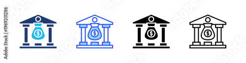 Reserve Multiple Style Icon Set Collection Pack Web Banner Vector 