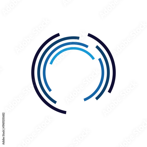 circle logo vector icon illustration