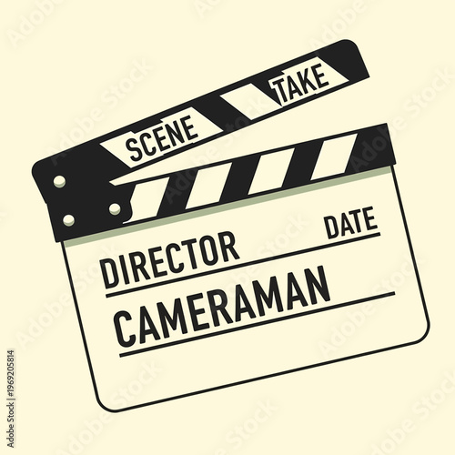 Clapper Board Film Production Tool.