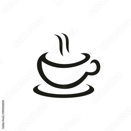 coffee logo design template illustration vector