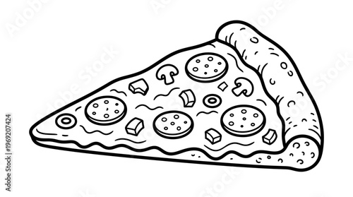 Delicious Slice of Cheese Pizza.