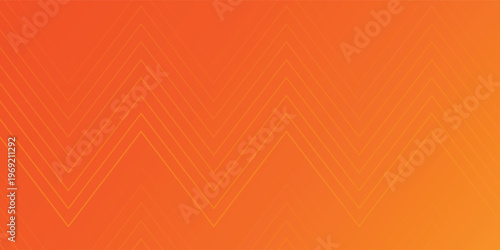 Vector abstract background with dynamic orange waves, lines and particles. vector