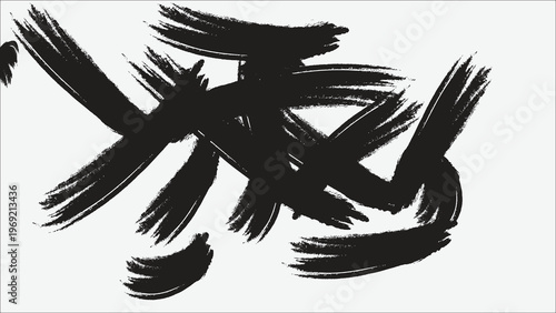 New Adobe Illustrator Artwork set of pint brush Vctors