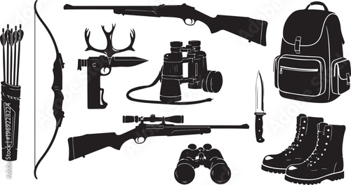 Hunting equipment and gear for outdoor adventure seekers collection