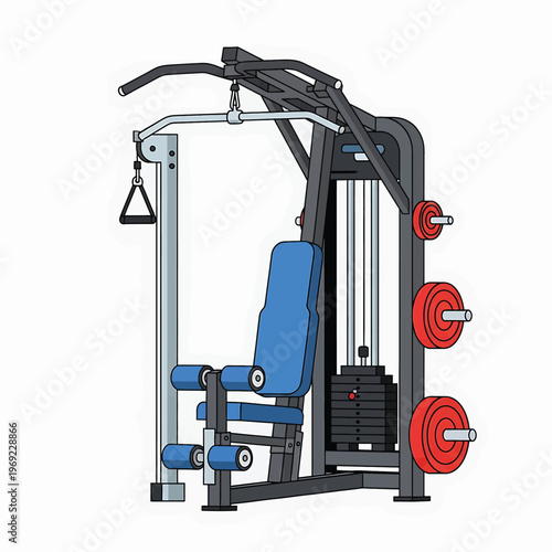 Multi Functional Home Gym Machine.
