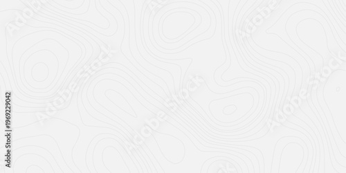 topographic map illustration with contour lines on a white background representing terrain elevation and relief in a visually striking and informative design.	