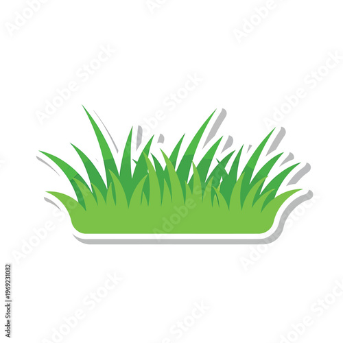 Green Grass Blades Growing Together 1.