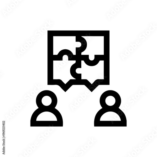 Team Building Icon, Organization, Teamwork, Business, Icon