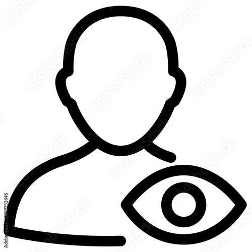user observation icon