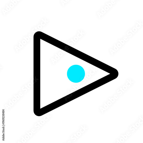 Cyan Dot Essentials: 20 Professional Minimalist Vector Icons