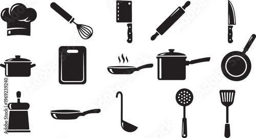 Kitchen Utensils and Tools for Cooking and Food Preparation