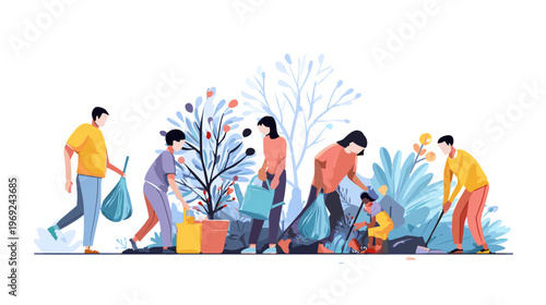 National Volunteer Week Community Service Giving Back