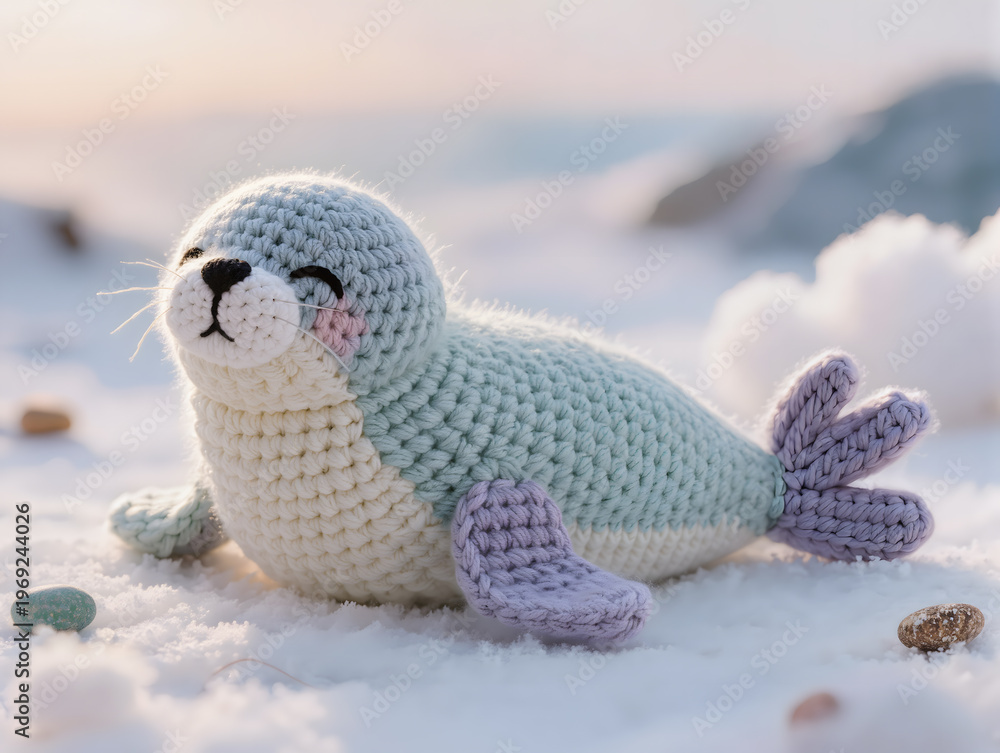 Fototapeta premium Seal Rest Pose